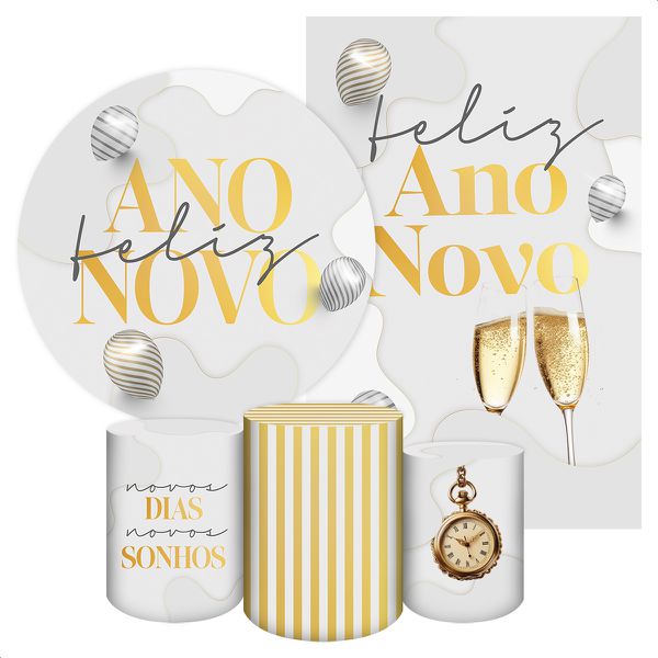 KIT 5 CAPAS ANO NOVO - 5121