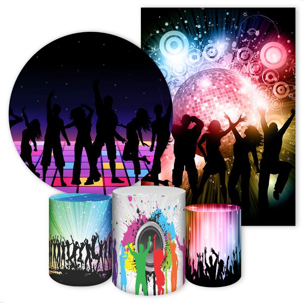 KIT 5 CAPAS ANOS 80 e RETRO e MUSICA - 4020