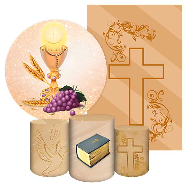 KIT 5 CAPAS BATIZADO e CRISMA - 536