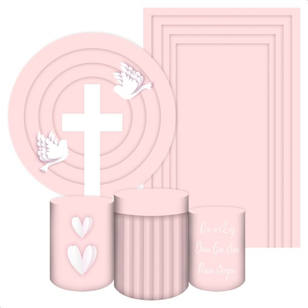 KIT 5 CAPAS BATIZADO e CRISMA - 2238