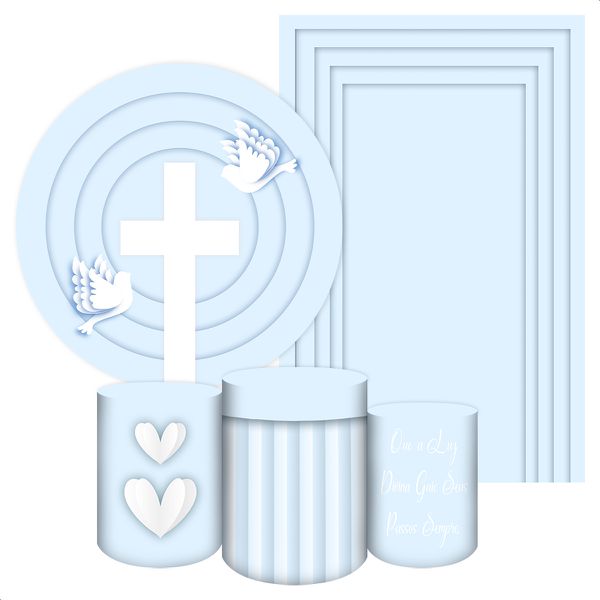 KIT 5 CAPAS BATIZADO e CRISMA - 2239