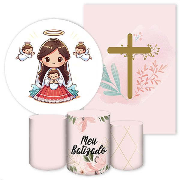 KIT 5 CAPAS BATIZADO e CRISMA - 4046