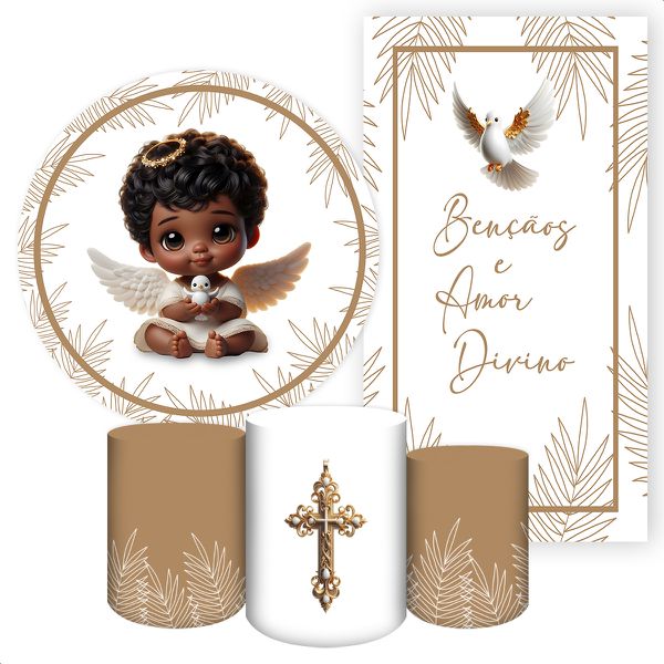 KIT 5 CAPAS BATIZADO e CRISMA - 5180