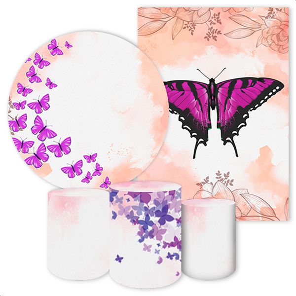 KIT 5 CAPAS BORBOLETA - 458