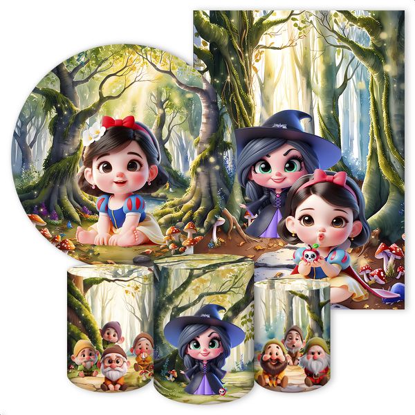 KIT 5 CAPAS BRANCA DE NEVE - 4621