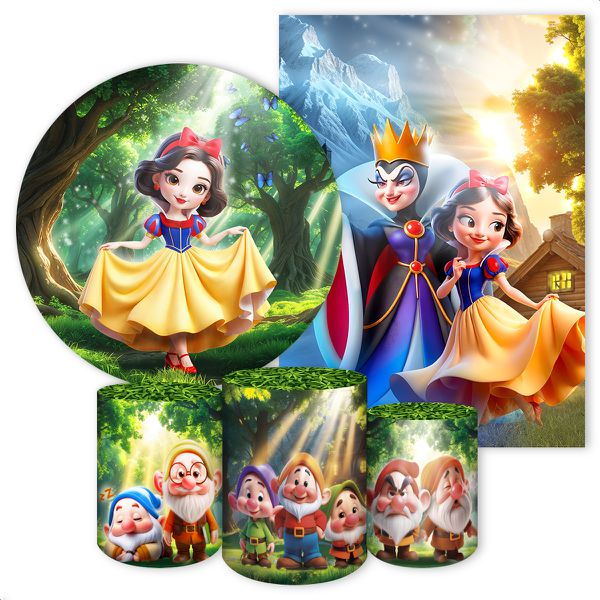 KIT 5 CAPAS BRANCA DE NEVE - 7011