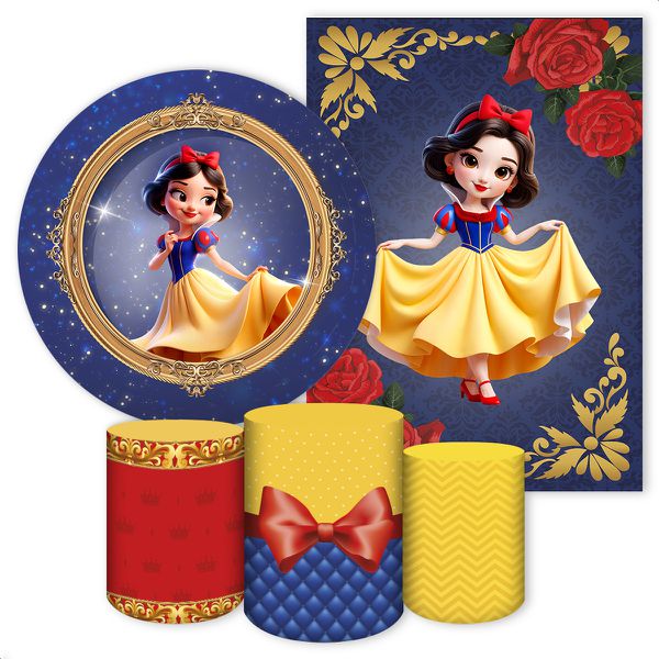 KIT 5 CAPAS BRANCA DE NEVE - 7012