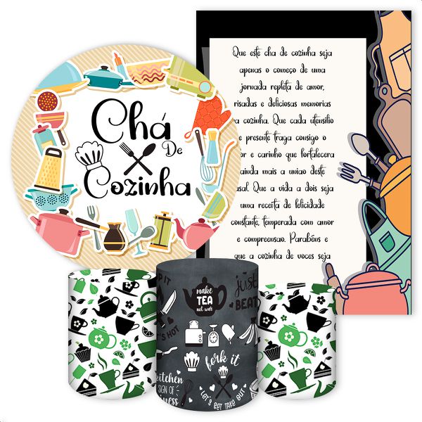 KIT 5 CAPAS CHÁ de COZINHA e LINGERIE - 2560