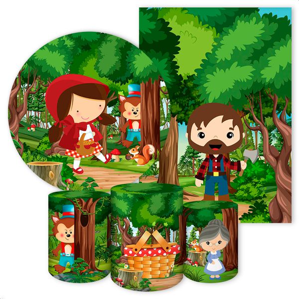 KIT 5 CAPAS CHAPÉUZINHO VERMELHO - 44