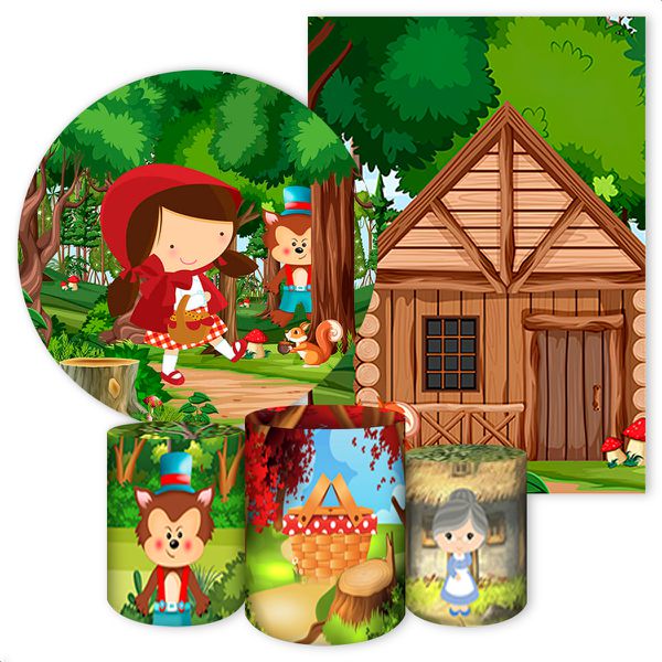 KIT 5 CAPAS CHAPÉUZINHO VERMELHO - 46