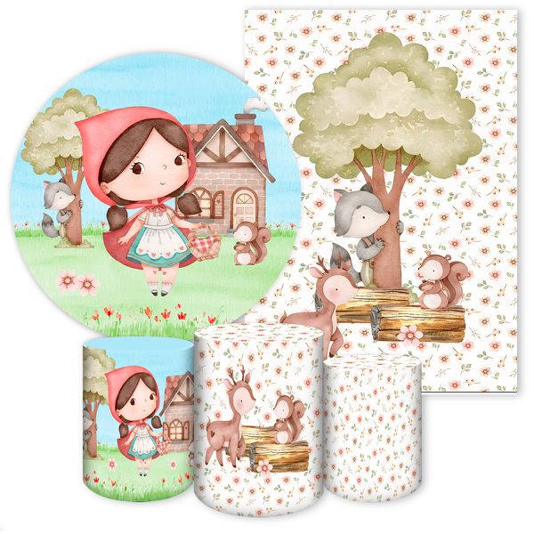 KIT 5 CAPAS CHAPÉUZINHO VERMELHO - 7120