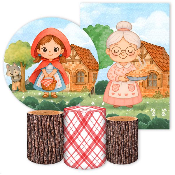 KIT 5 CAPAS CHAPÉUZINHO VERMELHO - 7121