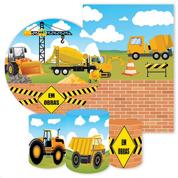 KIT 5 CAPAS CONSTRUÇÃO - 1201