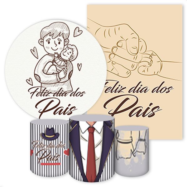 KIT 5 CAPAS DIA DOS PAIS - 2669