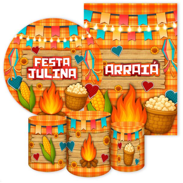 KIT 5 CAPAS FESTA JULINA - 7081