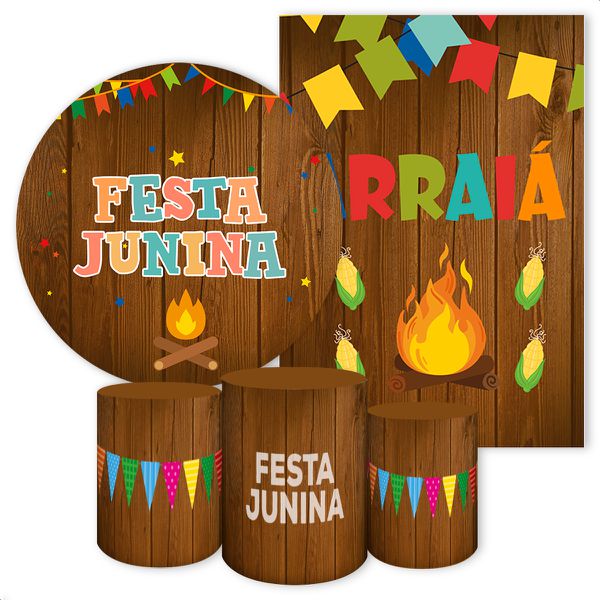 KIT 5 CAPAS FESTA JUNINA - 3166
