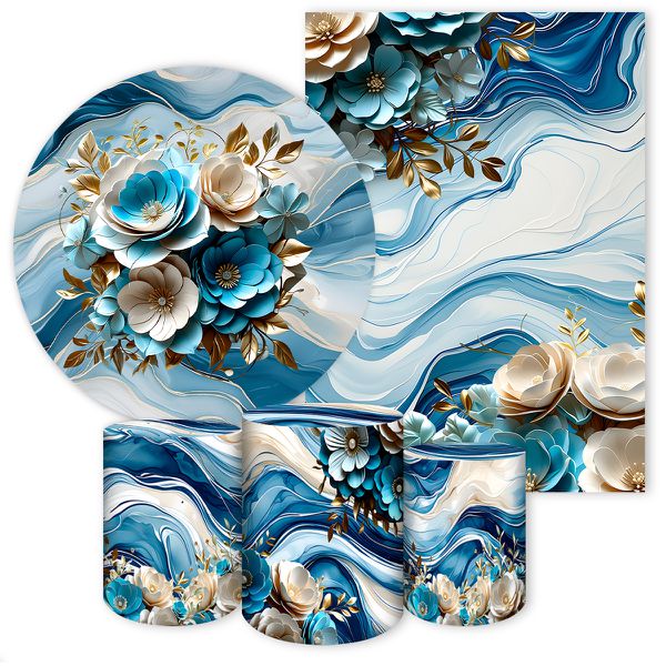 KIT 5 CAPAS FLORES - 4658