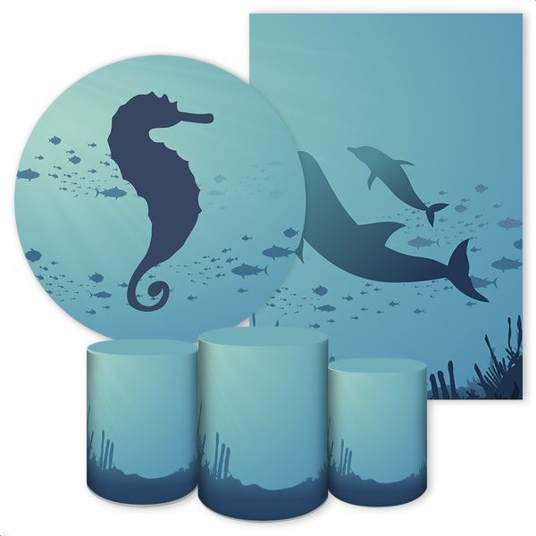 KIT 5 CAPAS FUNDO DO MAR - 3132