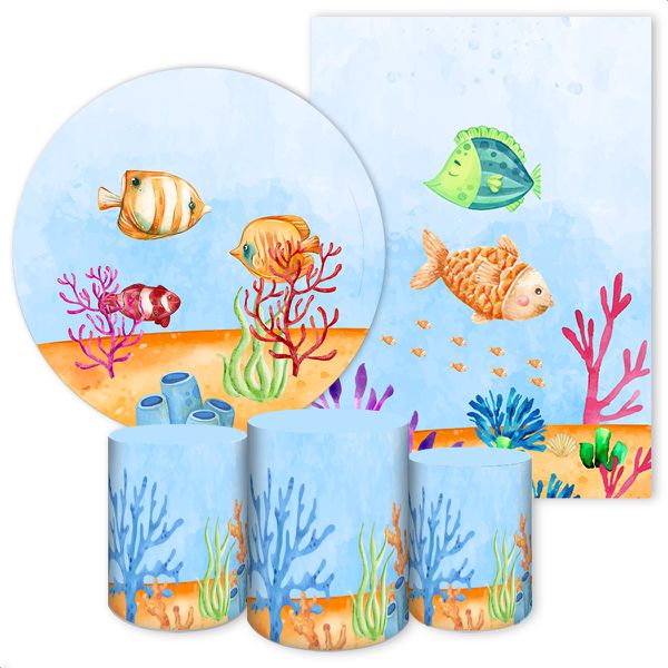 KIT 5 CAPAS FUNDO DO MAR - 3135