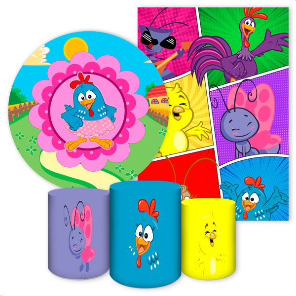 KIT 5 CAPAS GALINHA PINTADINHA - 2551