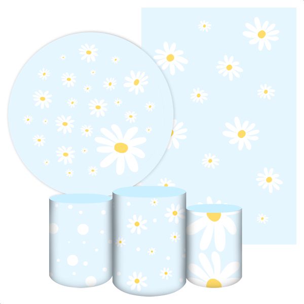 KIT 5 CAPAS MARGARIDAS - 2032