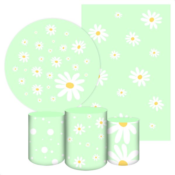 KIT 5 CAPAS MARGARIDAS - 2034