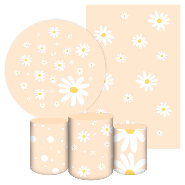 KIT 5 CAPAS MARGARIDAS - 2036