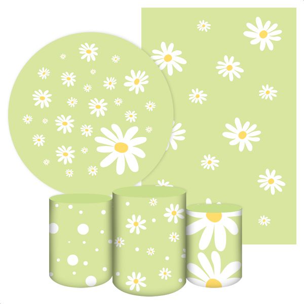 KIT 5 CAPAS MARGARIDAS - 2037