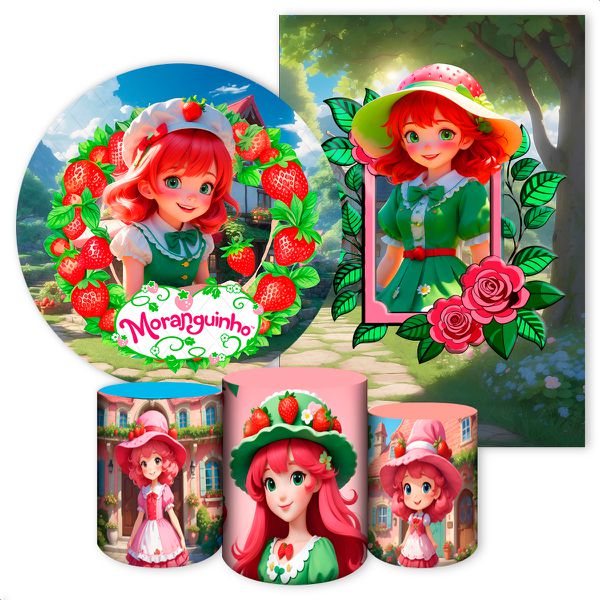 KIT 5 CAPAS MORANGUINHO - 2709