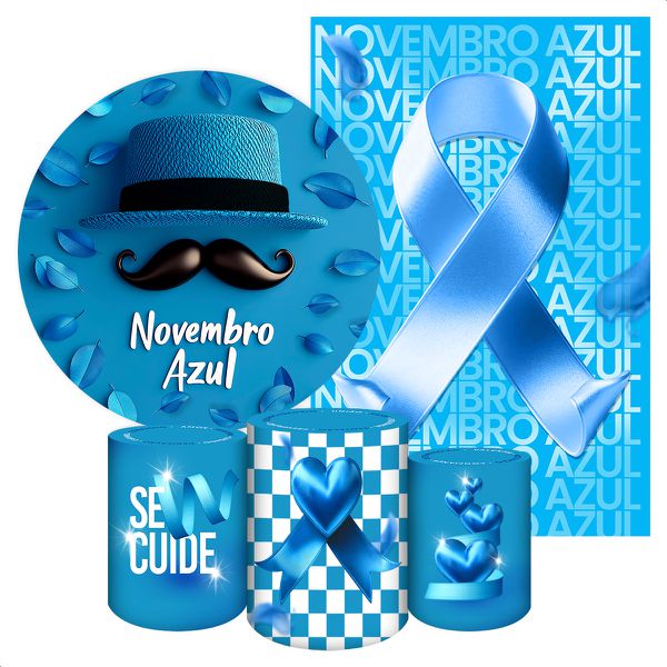 KIT 5 CAPAS NOVEMBRO AZUL - 2071