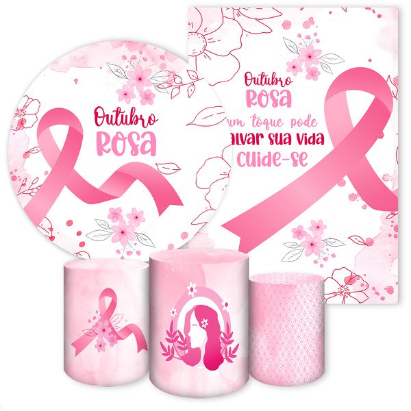 KIT 5 CAPAS OUTUBRO ROSA - 7123