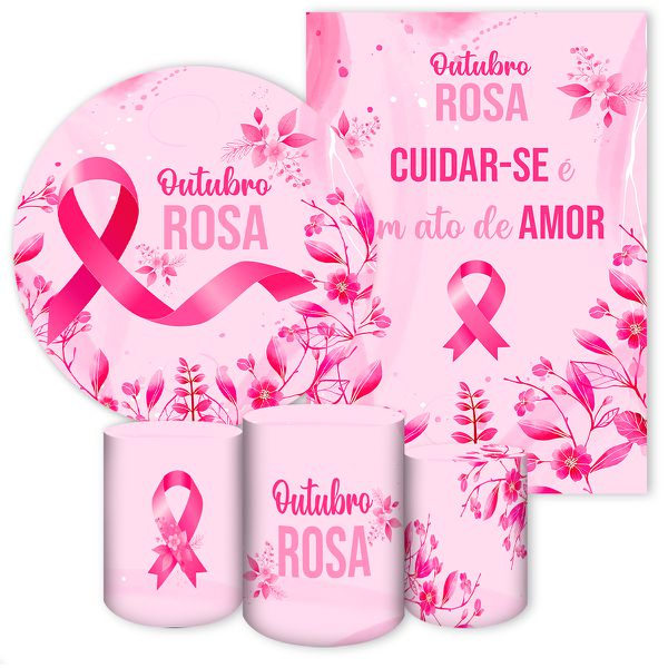 KIT 5 CAPAS OUTUBRO ROSA - 7124
