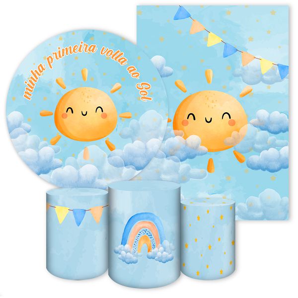 KIT 5 CAPAS PRIMEIRA VOLTA AO SOL - 7086