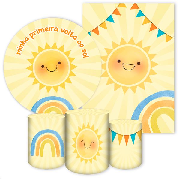 KIT 5 CAPAS PRIMEIRA VOLTA AO SOL - 7088