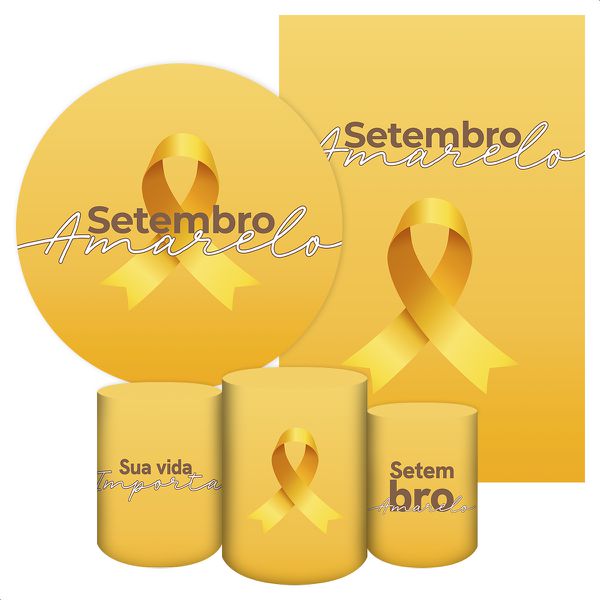 KIT 5 CAPAS SETEMBRO AMARELO - 5107