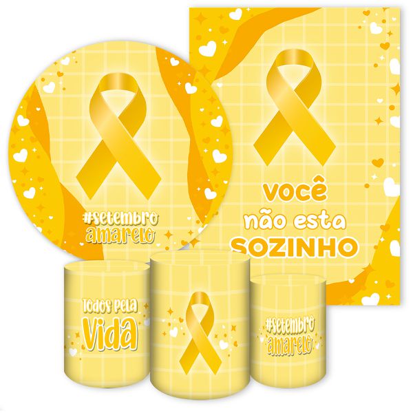 KIT 5 CAPAS SETEMBRO AMARELO - 7117
