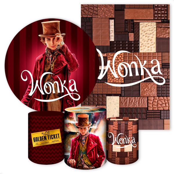 KIT 5 CAPAS WILLY WONKA - 2114