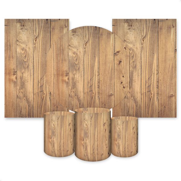 Kit Capa Painel Redondo + 2unid Capa Retangular + Trio Capas Cilindros 3141