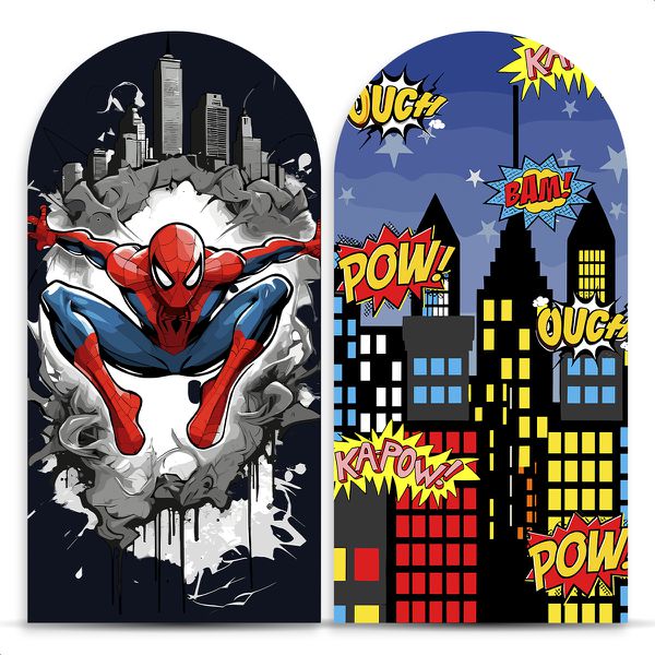 Capa Painel Romano Sublimado Tema Homem Aranha 4104