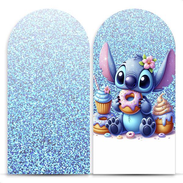 Capa Painel Romano Sublimado Tema Lilo e Stitch 4105