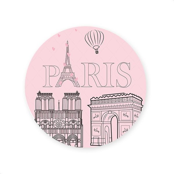 Capa Painel Sublimados Tema Paris 5074