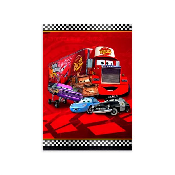 Capa Retangular Sublimados Tema Carros 819