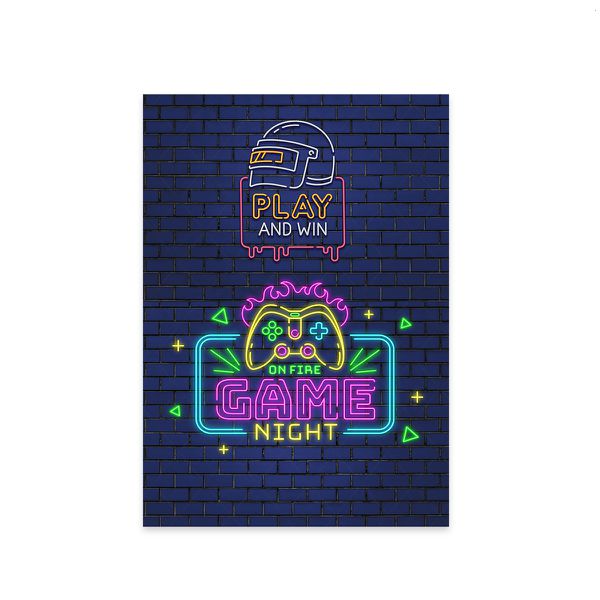 Capa Painel Retangular Sublimado Tema Game 20
