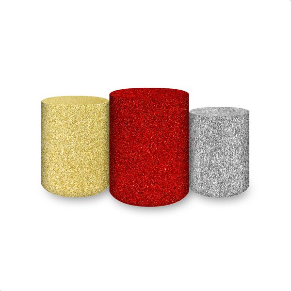Trio Capas Cilindros Sublimados Glitter 593