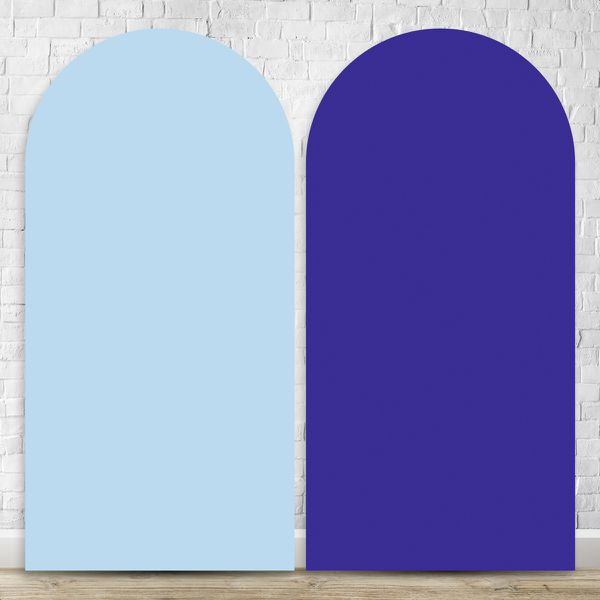 Capa Painel Romano Sublimado Tema Liso Roxo/Azul 4050 
