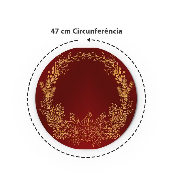 Kit 8 Capas Sousplat Sublimados Tema Natal 04