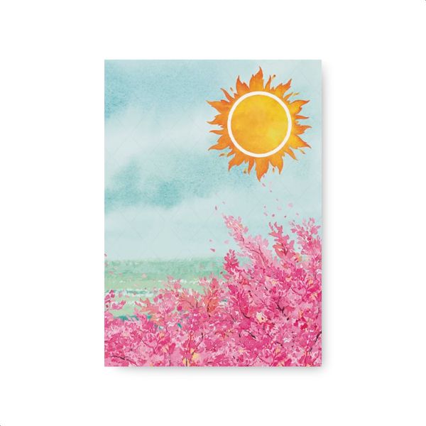 Capa Painel Retangular Sublimado Tema Jardim 246