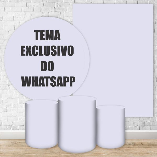 Kit 5 Capas Tema Exclusivo do WhatsApp 