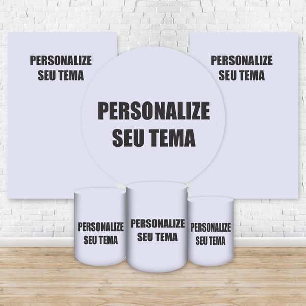 KIT 6 CAPAS PERSONALIZE SEU TEMA 