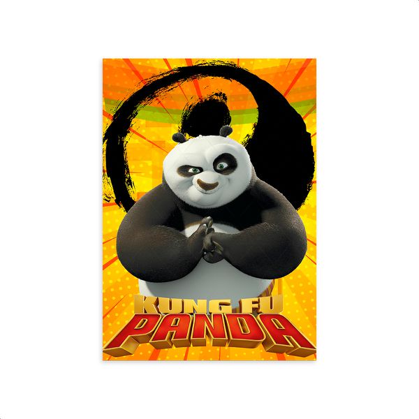 Capa Painel Retangular Sublimado Tema Kung Fu Panda 2589 